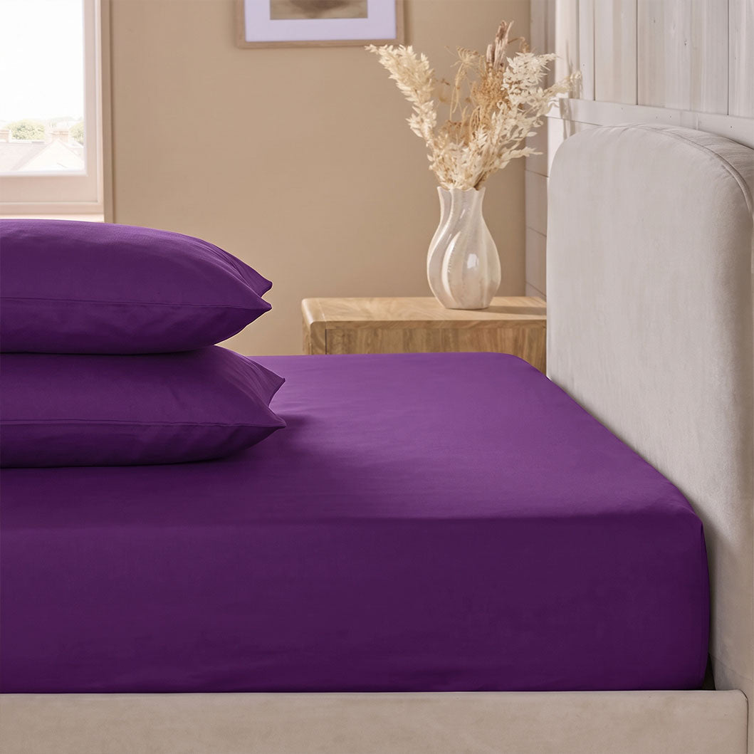 Audreamy 2000TC Microfibre Fitted Sheet Set