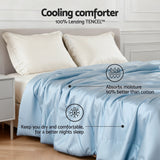 Giselle Tencel Quilt 200GSM Summer Quilts Comforter Doona Light Weight Soft Throw Blanket King