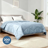 Giselle Tencel Quilt 200GSM Summer Quilts Comforter Doona Light Weight Soft Throw Blanket King
