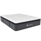 Audreamy Rome Mattress – 34cm Euro Top 100% Natural Latex Memory Foam 9-Zone Spring Medium Firm (Single)