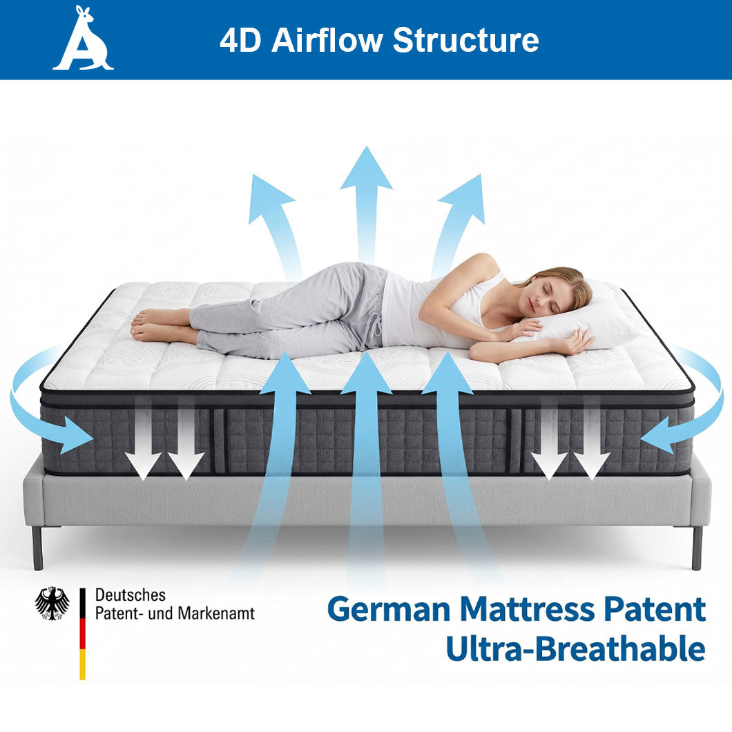 Audreamy Rome Mattress – 34cm Medium Firm