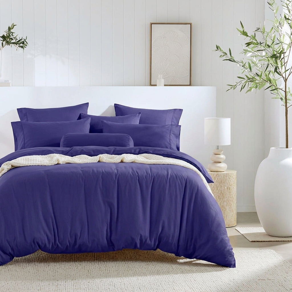 Royal Comfort 2000TC Quilt Cover Set Bamboo Cooling Hypoallergenic Breathable