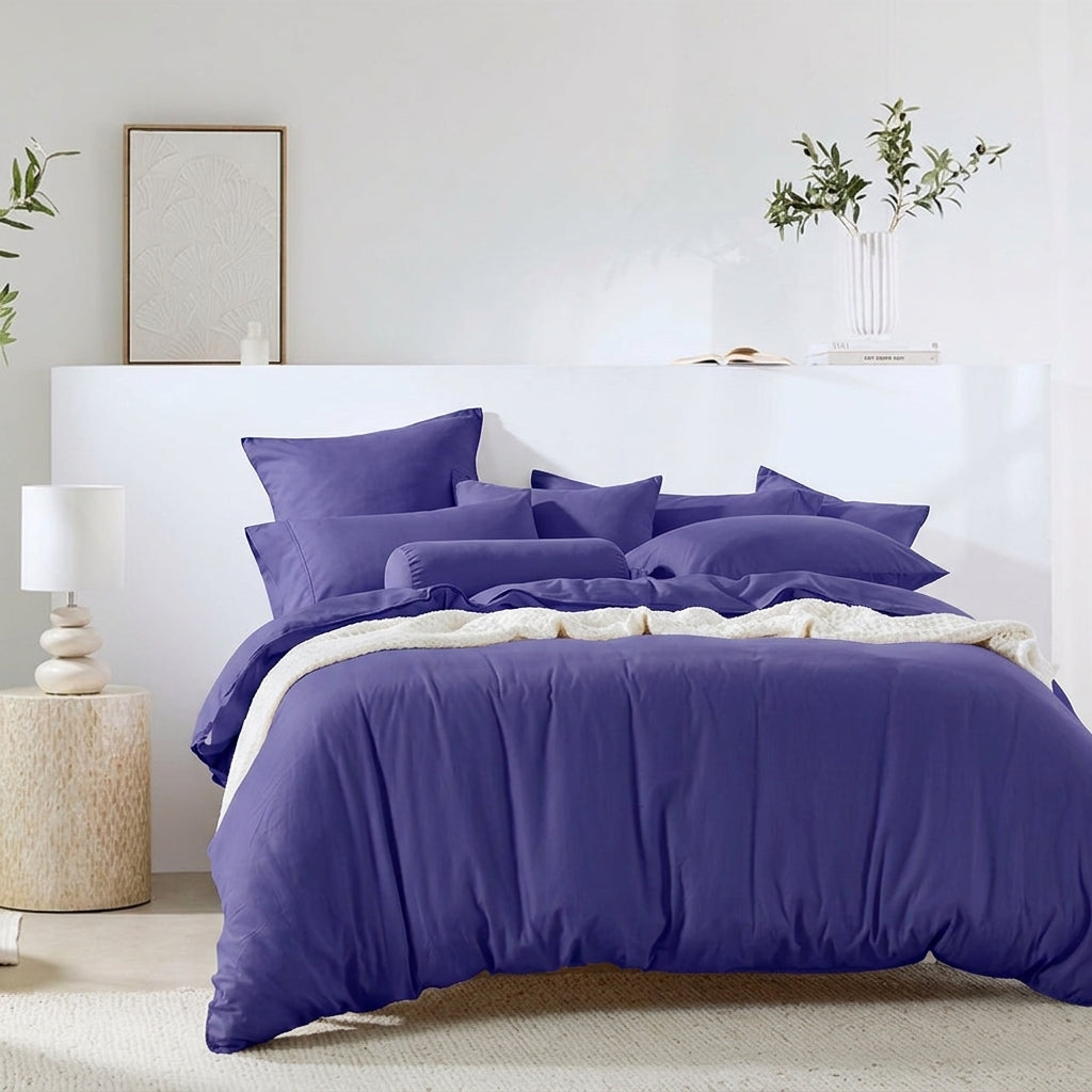 Royal Comfort 2000TC Quilt Cover Set Bamboo Cooling Hypoallergenic Breathable