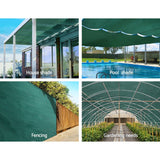 Instahut 30% Shade Cloth 1.83x20m Shadecloth Wide Heavy Duty Green