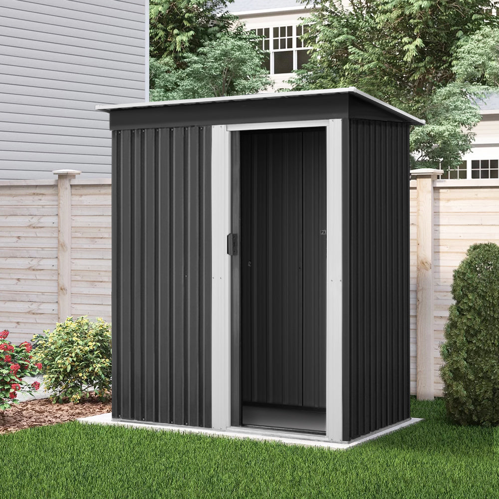 Giantz Garden Shed 1.62x0.86M Sheds Outdoor Storage Tool Workshop House Shelter Sliding Door