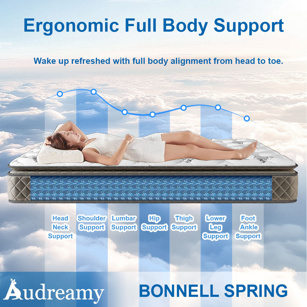 Audreamy Elara Mattress 25cm Pillow Top – Cloud Comfort with Memory Foam Support