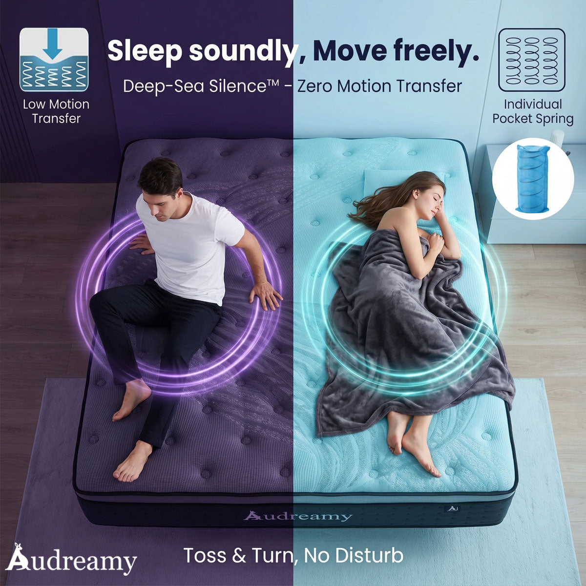 Audreamy Siena Mattress – 35cm Medium Firm