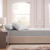 3 Piece Hotel Bamboo Cooling Fitted Sheet Set & Pillowcase -Ultra Soft 2000TC Breathable Fitted Bed Sheets Set with 37 Centimetre Deep Pocket-Cooling Sheets for Hot Sleepers(Grey,Double) (Copy)