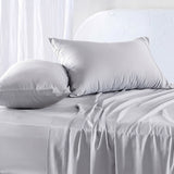 3 Piece Hotel Bamboo Cooling Sheet Set -Ultra Soft 2000TC Breathable Bed Sheets Set with 37 Centimetre Deep Pocket-Cooling Sheets for Hot Sleepers(White,King Single) (Copy)
