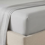3 Piece Hotel Bamboo Cooling Fitted Sheet Set & Pillowcase -Ultra Soft 2000TC Breathable Fitted Bed Sheets Set with 37 Centimetre Deep Pocket-Cooling Sheets for Hot Sleepers(Grey,Double) (Copy)