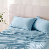 3 Piece Hotel Bamboo Cooling Sheet Set -Ultra Soft 2000TC Breathable Bed Sheets Set with 37 Centimetre Deep Pocket-Cooling Sheets for Hot Sleepers(White,King Single) (Copy)