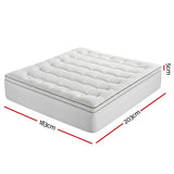 Giselle Bedding King Mattress Topper 5cm Coral Fleece