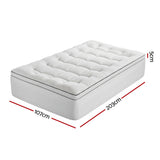 Giselle Bedding King Single Mattress Topper 5cm Coral Fleece