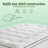 Giselle Bedding King Single Mattress Topper 5cm Coral Fleece