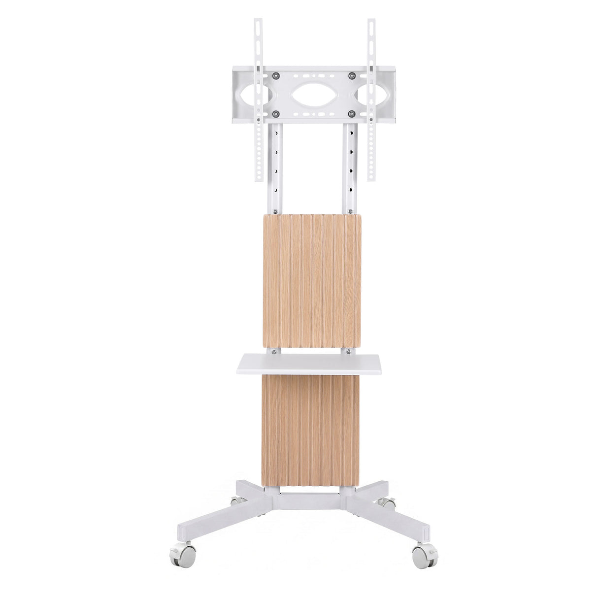 Artiss Mobile TV Floor Stand for 32-65" Mount Bracket Universal Adjustable Height with Wheels