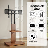 Artiss TV Stand 32-70" Wooden Tray Swivel Height Adjustable