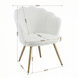 Artiss Armchair Teddy Fleece White Callista