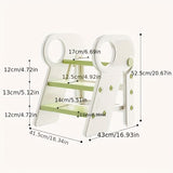White children's washing stairs, kids bathroom steps, toddler step stool, bathroom stool for kids, child hygiene steps, kids self-care steps, bathroom ladder for kids