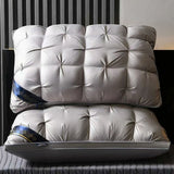 Luxury Pillow Quilted Pillow High-Quality Pillow Comfortable Pillow Bedding - White - Size 800g high pillow