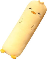 Long-Shaped Pillow Plush Pillow Hugging Pillow Soft Pillow Sleeping Pillow Gift - Yellow - Size 39in