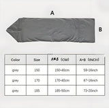 Hooded Sleep Pod: Adults Large Wearable Blanket – Comfy Hooded Cocoon, Cooling, Machine Washable (Grey, 185×50cm)
