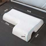 Couple Arch Pillow, Zero Pressure Pillow Slow Rebound No Pressure Hand, Pillow, Couple Sleep Double Memory Pillow-LEFT