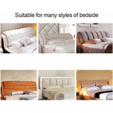 Stretch Headboard Cover For Queen And King Size Bed, Curved Dustproof Protector Slipcover For Bedroom Decor (Champagne,