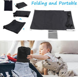 Airplane Bed - Baby Bed - Airplane Beds - Airplane Bed - Airplane Footrest - Must Have For Traveling - Ideal For Airplanes And Cars - Comfortable - Washable - Compact And Portable - Black