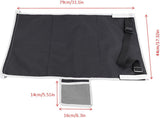Airplane Bed - Baby Bed - Airplane Beds - Airplane Bed - Airplane Footrest - Must Have For Traveling - Ideal For Airplanes And Cars - Comfortable - Washable - Compact And Portable - Black