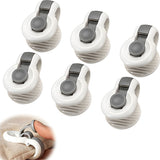 Sturdy Duvet Clips - 6 Pieces - Duvet Clips - Duvet Pegs - Duvet Clamps - Clip Duvet Cover - Prevents Your Duvet from Shifting - Neat - Clips - Blankets - Sheets - Grey
