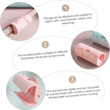 Duvet Clips - 12 Pieces - Sturdy Duvet Clips - Duvet Clips - Duvet Clamps - Duvet Pegs - Clip Duvet Cover - Prevents Your Duvet from Shifting - Clamps - Pink