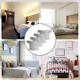 4 pieces - Sheet holder - Bed sheet holder - Duvet clips - Sheet clamps - with fastening strips - removable fitted sheet corner holders - bed clips - corner holders for covers - for mattress protectors, bedding, blankets - 15*12*8.5 cm - grey