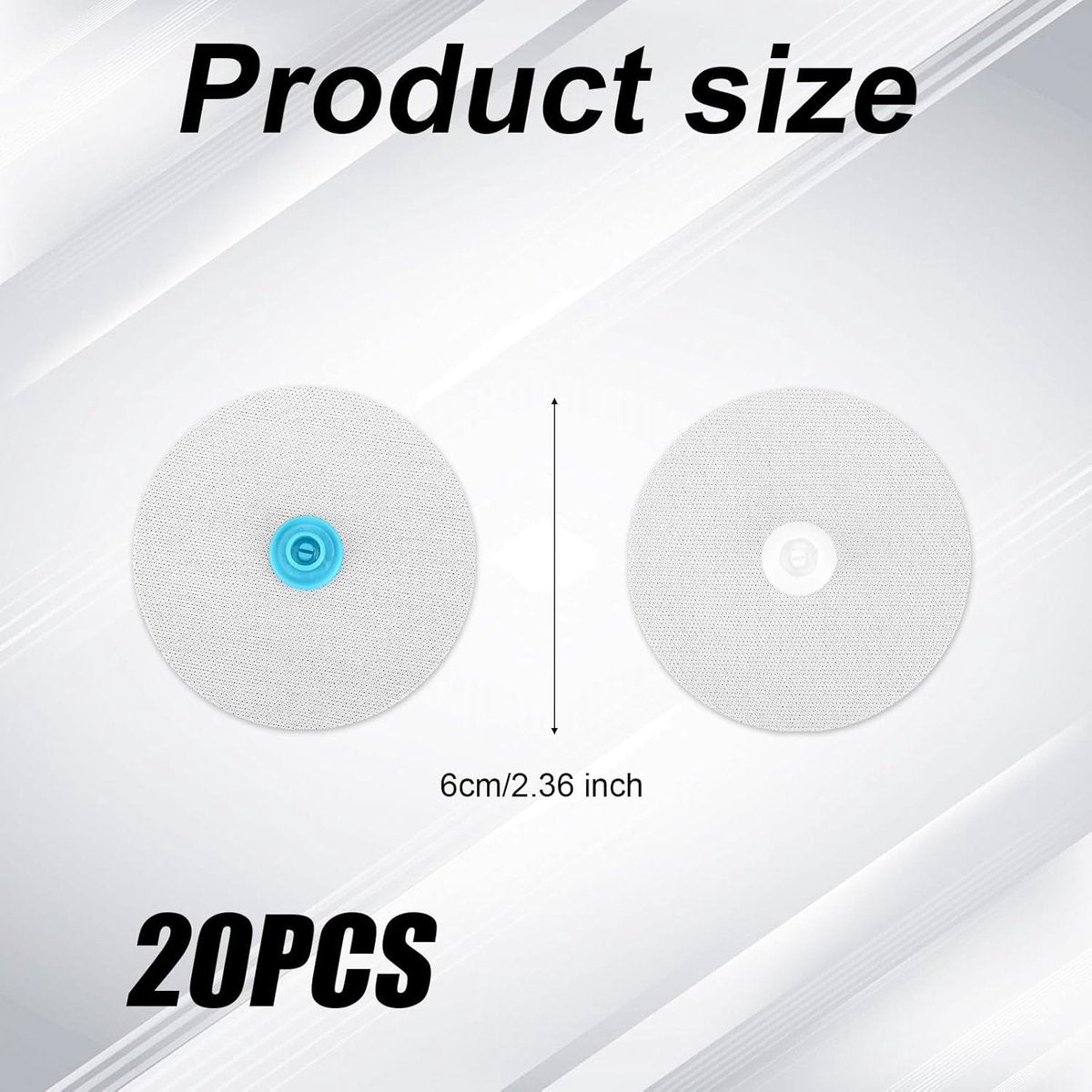 Bedding Snaps - 10 Pairs - Duvet Cover Snaps - Polyester - Plastic - Duvet Clips - Iron-On Duvet Fasteners to Hold Duvet - Duvet Clamps - Bed Sheet Tensioners - 60mm - White