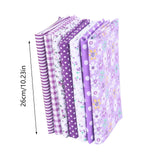 Tdoenbutw clearance Cotton Crafts Fabric Bundle Patchwork Squares Quilting Sewing Patchwork DIY 7PCS 7PC DIY Fabric fall fabric squares clearance sale Z-Blue2