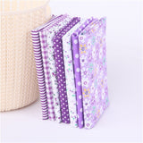 Tdoenbutw clearance Cotton Crafts Fabric Bundle Patchwork Squares Quilting Sewing Patchwork DIY 7PCS 7PC DIY Fabric fall fabric squares clearance sale Z-Blue2