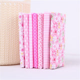 Tdoenbutw clearance Cotton Crafts Fabric Bundle Patchwork Squares Quilting Sewing Patchwork DIY 7PCS 7PC DIY Fabric fall fabric squares clearance sale Z-Blue2
