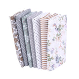 Tdoenbutw clearance Cotton Crafts Fabric Bundle Patchwork Squares Quilting Sewing Patchwork DIY 7PCS 7PC DIY Fabric fall fabric squares clearance sale Z-White