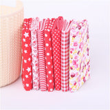 Tdoenbutw clearance Cotton Crafts Fabric Bundle Patchwork Squares Quilting Sewing Patchwork DIY 7PCS 7PC DIY Fabric fall fabric squares clearance sale Z-red1