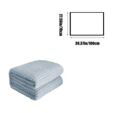 Djunllk Throw Blanket for Couch - Dark Gray Super Thick Double Layer Soft Blanket, Throw Blanket All Year Round Home Decor Fuzzy Warm Gifts for Women 27.5" x 39.3" AA05_Gray