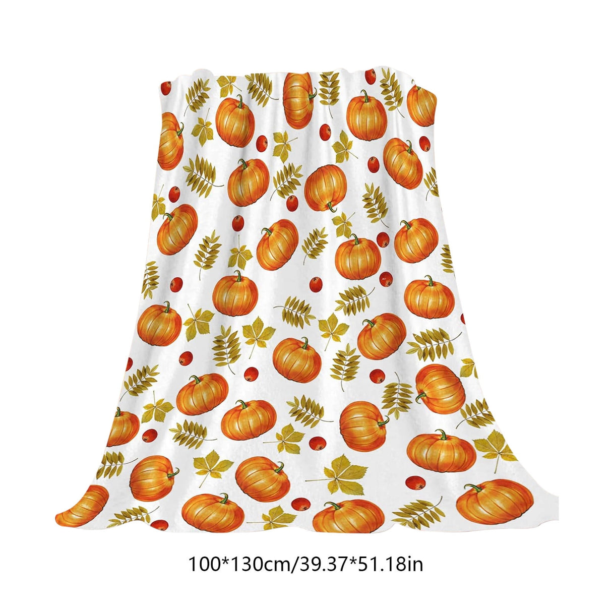 Xuniizn Fall Throw Blanket Breathable Fleece Blanket,28x39" Soft & Skin-Friendly High-Density Fall Blanket Warm, Heat-Locking, Machine-Washable, A Cozy Choice for Autumn & Winter Home Use A#Multicolor(39x51")