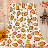 Xuniizn Fall Throw Blanket Breathable Fleece Blanket,28x39" Soft & Skin-Friendly High-Density Fall Blanket Warm, Heat-Locking, Machine-Washable, A Cozy Choice for Autumn & Winter Home Use A#Multicolor(39x51")