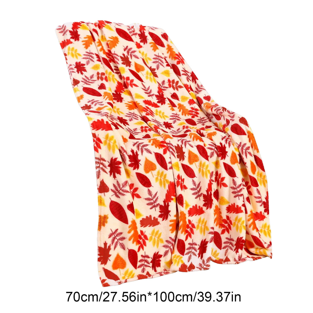 Xuniizn Fall Throw Blanket Breathable Fleece Blanket,28x39" Soft & Skin-Friendly High-Density Fall Blanket Warm, Heat-Locking, Machine-Washable, A Cozy Choice for Autumn & Winter Home Use D#Multicolor(28x39")