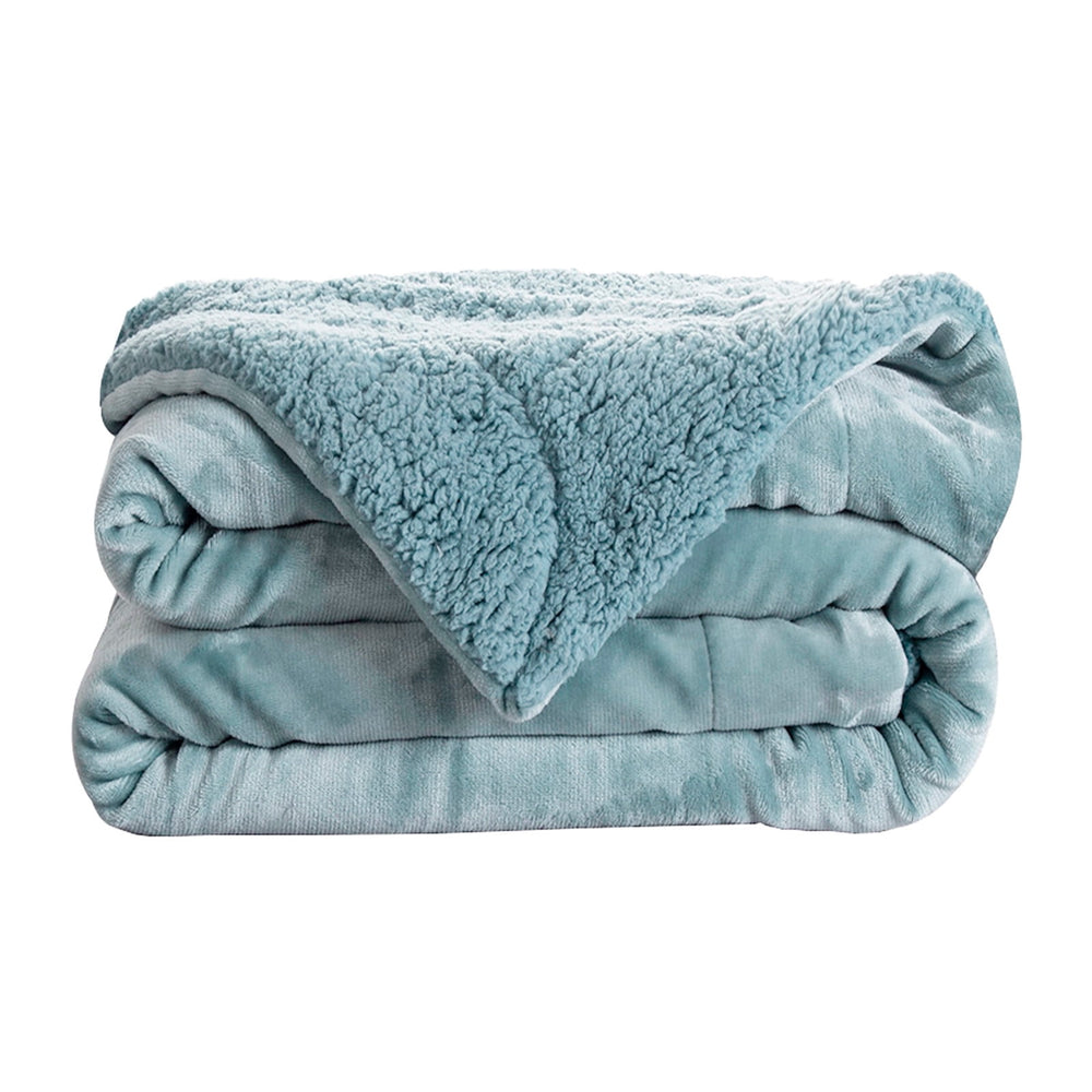 + 1X Blanket, End of Year Clearance: Womens Blankets and Throws, Eveluo Thickened Flannel Lamb Wool Composite Blanket Double Blanket Leisure Blanket Gift Blanke C