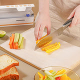 JWDX Placemat Clearance, Disposable Cutting Board Mat Disposable Cutting Mat Cutting Board Sheet with Built in Crease Flexible Plastic Cutting Mat for Kitchen As shown