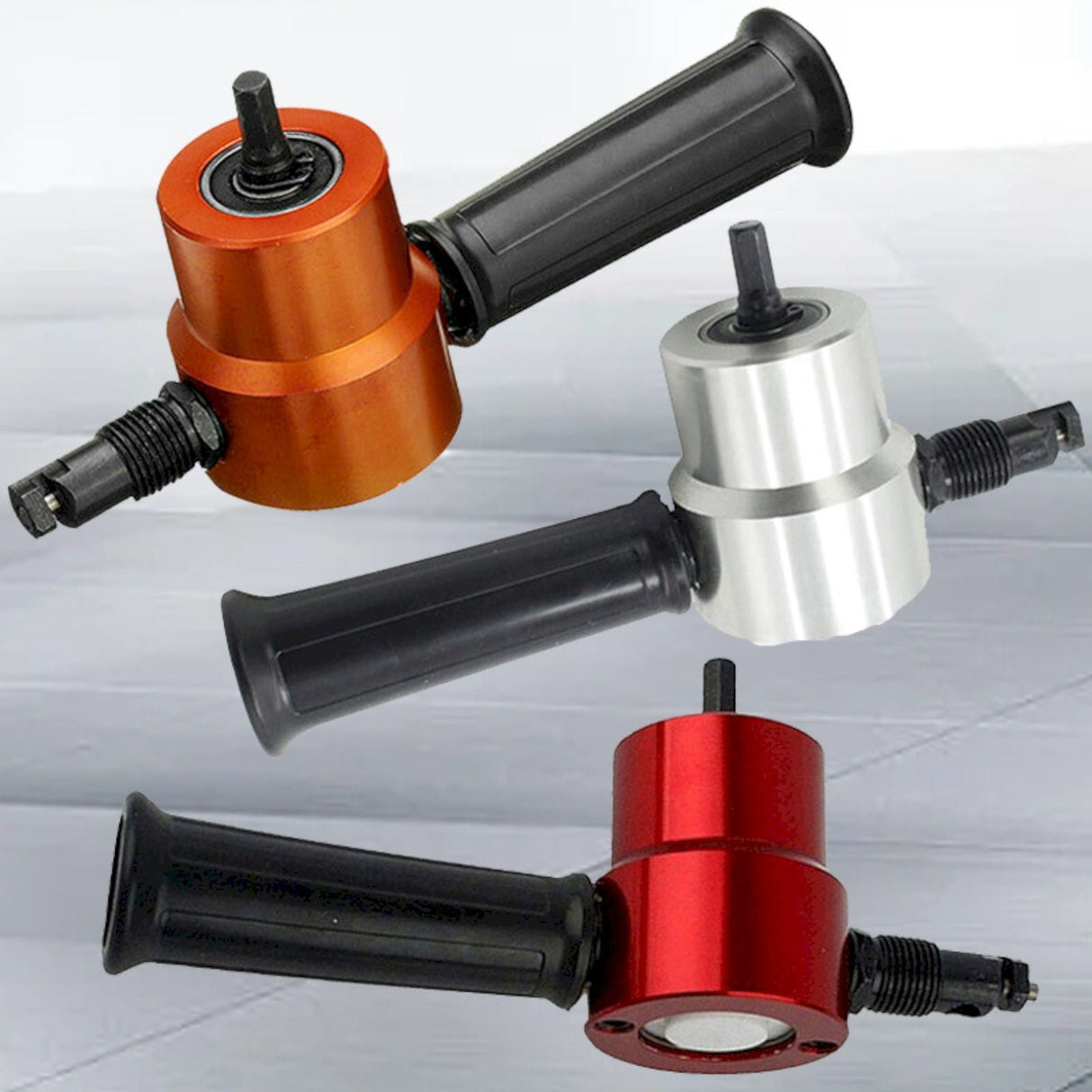 Metal Sheet Biting Machine 160A-Red Card-Mounted Nylon Model JWDX, 1 Sheet Metal Biting Machine Set Metal Sheet Nibbler Cutter Double Head Metal Sheet Cutter Hole Drill Attachment Paperboard Package One Size Orange