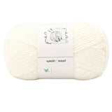 LGCASL Hand-Knitted Yarn #2 Pure White , 1Pc100G Hand Woven Cotton Yarn Soft Crochet Yarn for Hand Knitting Warm Sweater Sofa Cushion Scarf Diy White