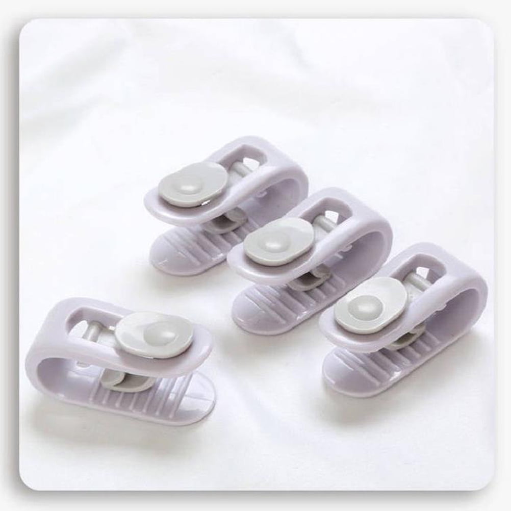 Worgeous Quilt Holder Holding Bedding Straps Keeping Blankets Purple