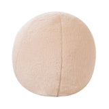 11.8 inch Ball Pillow Nordic Round Throw Pillows Boucle Ball Pillow Sphere Shaped Pillow Round Decorative Pillow for Couch, Sofa, Bedroom Beige