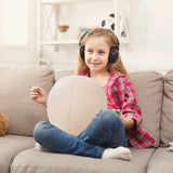 11.8 inch Ball Pillow Nordic Round Throw Pillows Boucle Ball Pillow Sphere Shaped Pillow Round Decorative Pillow for Couch, Sofa, Bedroom White
