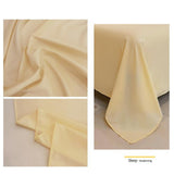 Waterproof Bed Flat Sheet ,Best Season Cotton Sheet-Long Staple Cotton Sheets Set, Soft Cotton Bed Sheets,Reusable Washable Mattress Protector Sheet, Furniture Cover for Bedding,Couch Yellow
